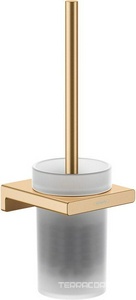 Ерш настенный, (цв.шлифованная бронза/стекло матовое),  ZZ Hansgrohe AddStoris 41752140