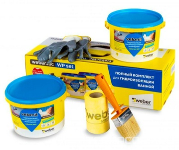 Вебер ветонит Ветонит Гидроизоляция набор tec WP set Vetonit Vetonit 1020832