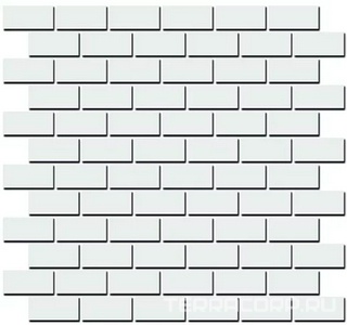 Мозаика Kerama Marazzi Турнон Декор  белый мозаичный матовый30x32 Белый 