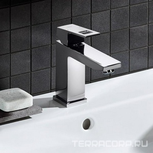 Смеситель однорычажный для раковины, БЕЗ донного клапана, хром ZZ Grohe Eurocube 23446000