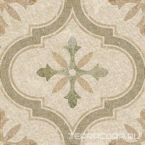 Керамическая плитка Kerama Marazzi Кампионе Декор  4 матовыйXX30.2х30.2 Бежевый 