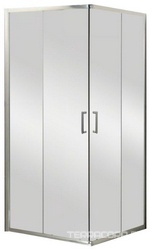 Душевой уголок 900х900хh1850мм, квадрат, (стекло матовое 5мм, фурн.цв.хром), Uno ZZ