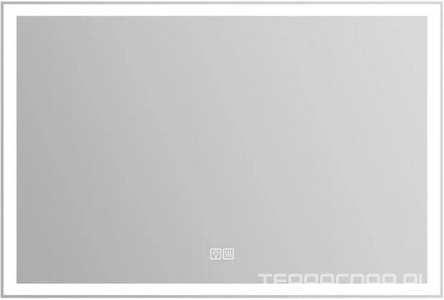 Зеркало 1100x30x800мм, с встроен.по периметру светильником, сенсорным выключателем и подогревом, 12W, 220-240V, BelBagno ZZ BelBagno Универсал SPC-GRT-1100-800-LED-TCH-WARM