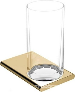 Стакан настенный (хрусталь прозрачный, держатель цв.бронза шлифованная),  ZZ Keuco Edition 400 11550 039000