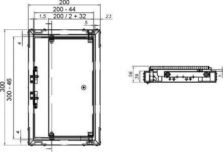 Люк под плитку нажимной 20х30 см, материал- сталь ZZ Event ЛКО 20x30ЛКО