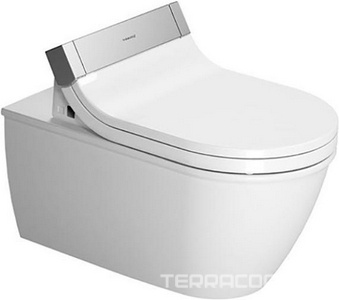 Унитаз подвесной, 370х625мм, для монтажа с сиденьем SensoWash, с покрытием HygieneGlaze,  ZZ Duravit Darling New 254459 20 00