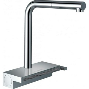 Смеситель для кухни, 250, с вытяжным душем, 2jet, (цв.хром),  ZZ Hansgrohe Aquno Select M81 73836000