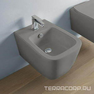 Биде подвесное 36х52см, крепёж в компл., (цв. grey olive),  ZZ ArtСeram A16 ASB001 15; 00
