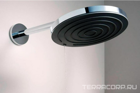 Верхний душ, лейка круглая 260мм, 1 тип струи, (цв. хром),  260 1jet EcoSmart ZZ Hansgrohe Pulsify 24141000