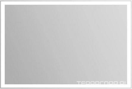 Зеркало 1000x30x800мм, реверс., с встроен.по периметру светильником, кнопочным выключателем, 12W, 220-240V, BelBagno ZZ BelBagno Универсал SPC-GRT-1000-800-LED-BTN