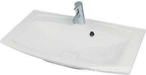 Раковина Милан М 80, белая, для тумбы Севилья ZZ