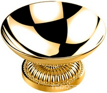 Мыльница настольная, металл. d 100mm (цв. золото (Dore))  ZZ THG Cygne G31-F01-00544