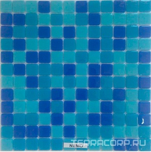 Мозаика Спектр-М Микс стекло Мозаика из стекла на сетке SH-025 31.5x31.5 Комбинированный 