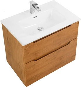 База под раковину подвесная с 2 выкатными ящиками, 700х455хh600мм, (без раковины), (цв.Rovere Nature),  ZZ BelBagno Etna ETNA-H60-700-2C-SO-RN-P