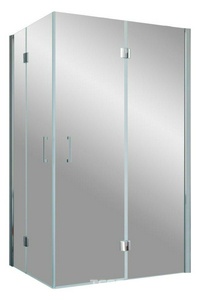 Душевое ограждение матовый хром прозрачное 120*90 1890 см правая ZZ Vegas Glass AFA-F AFA-F 120*90 07 01