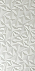 Керамическая плитка Atlas Concorde Italy 3D Wall Design 3D Angle White Matt 40x80 ZZ Белый 