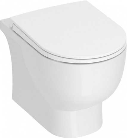 Подвесной безободковый унитаз BUONGIORNO PRO , БЕЗ крышки-сиденья (BG.Pro.seat.01\WHT), крепеж в комплекте, белый