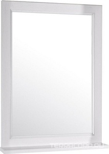 Зеркало ASB-Woodline  60 белое, патина серебро ZZ ASB-Woodline Гранда 11483/398235