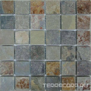 Мозаика Спектр-М Натуральный камень Мозаика из камня на сетке М20-223Р(М20-232) 29.5x30.5 Комбинированный 