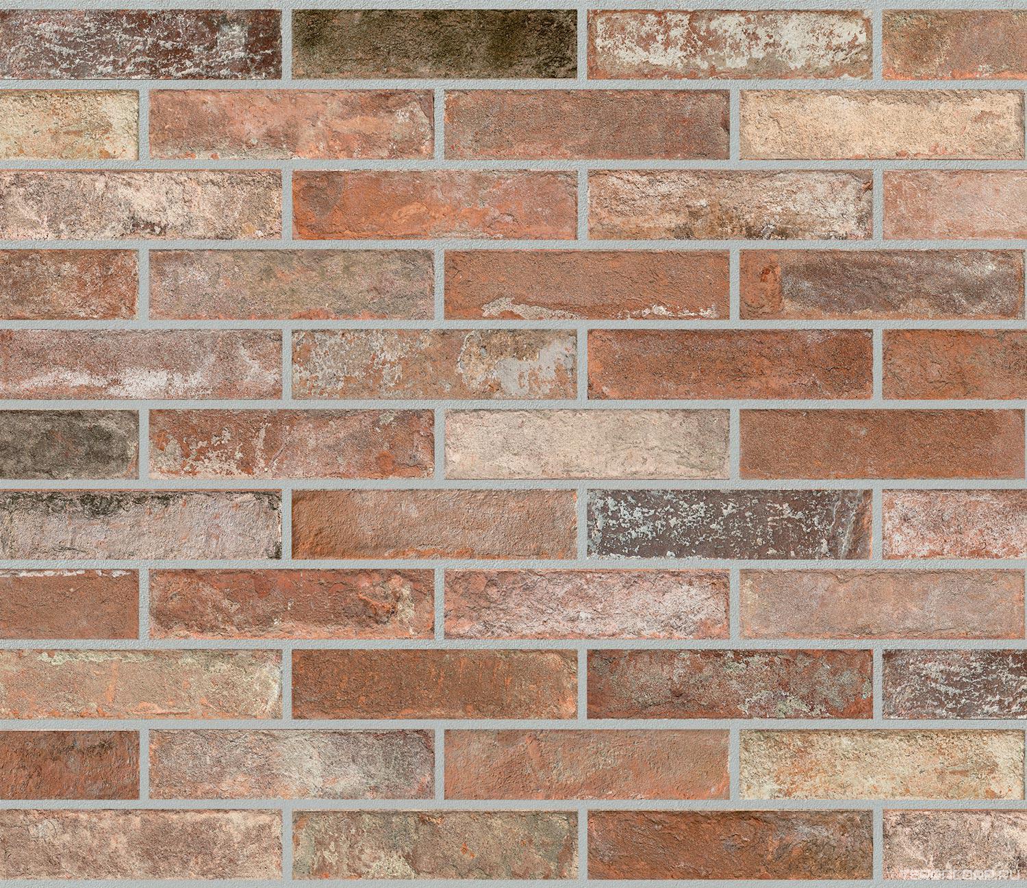 Керамогранит Dado Ceramica Brickone Vecchia Firenze7,4x31 Коричневый, фото 4
