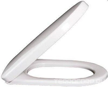 Сиденье для унитаза, БЕЗ микролифта, круглая модель, (цв. 01 белый),  ZZ Villeroy & Boch Architectura 98M9D101