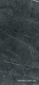 Керамогранит Benadresa Tessino  Black Natural 6 mm 120x260 Черный 