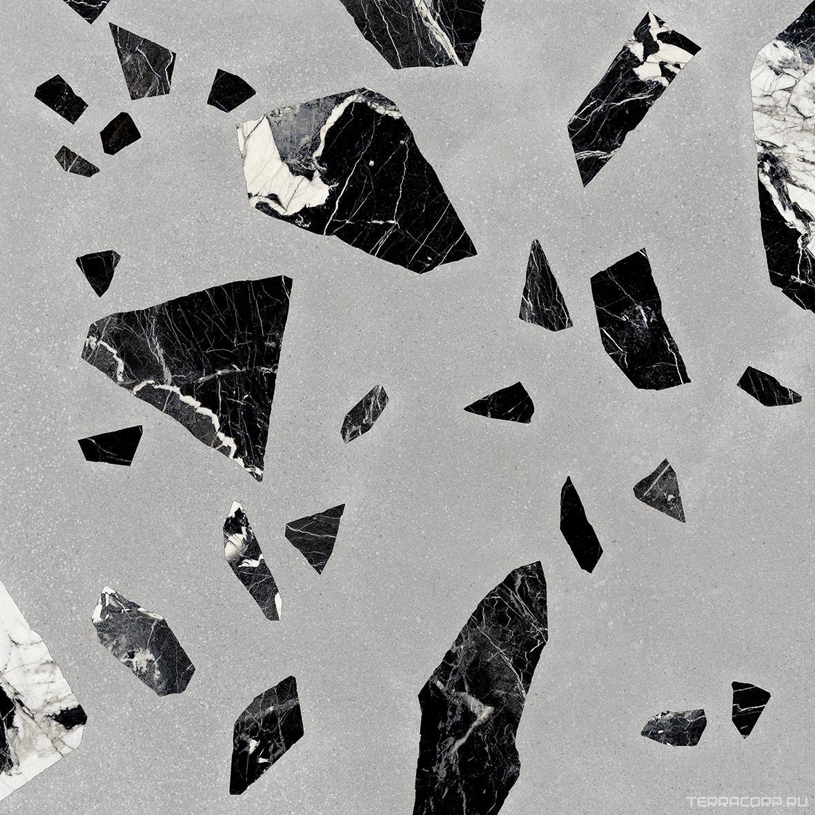 Керамогранит Ergon Medley Grey Rock nat.rett.ZZ60x60 Серый, фото 3