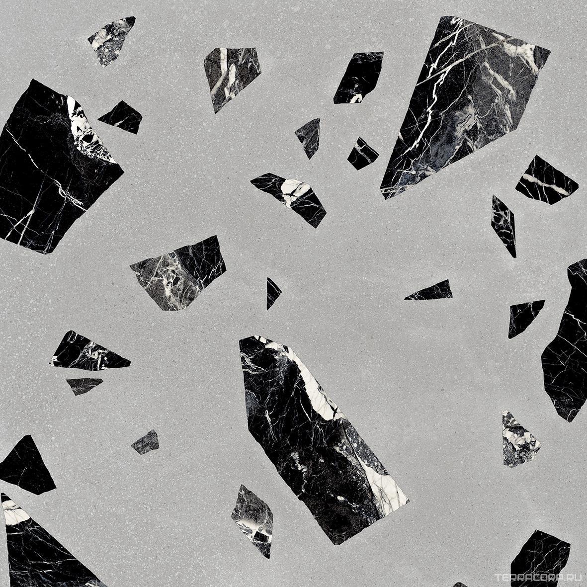 Керамогранит Ergon Medley Grey Rock nat.rett.ZZ60x60 Серый, фото 5
