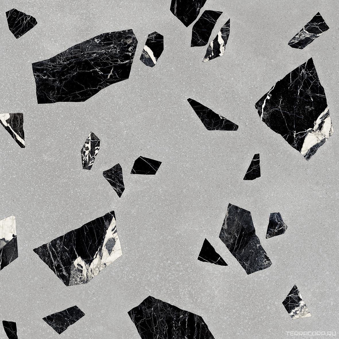 Керамогранит Ergon Medley Grey Rock nat.rett.ZZ60x60 Серый, фото 4