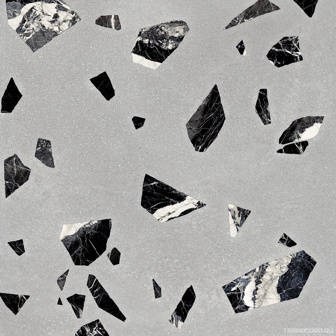 Керамогранит Ergon Medley Grey Rock nat.rett.ZZ60x60 Серый, фото 6