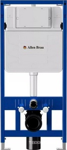 Инсталляция для подвесного унитаза,1112х115х500мм, со смывным бачком, фронт.управл.,смыв пневматический, крепёж в компл, без кнопки смыва, Allen Brau Pneumatic 9.11100.20