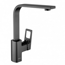 Смеситель для кухонной мойки, (цв.черный), Kronos ZZ