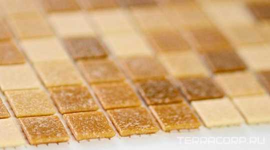 Мозаика Bonaparte Мозаика стеклянная Aqua 300 (на бумаге) (20x20x4)  32,7x32,7 Комбинированный 