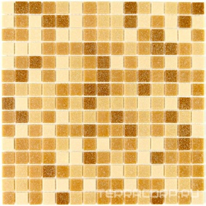 Мозаика Bonaparte Мозаика стеклянная Aqua 300 (на бумаге) (20x20x4)  32,7x32,7 Комбинированный 