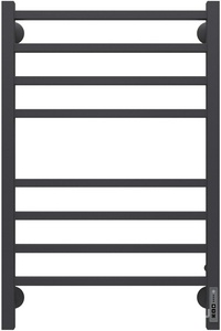 Полотенцесушитель  П8 500х800 электро КС 9005 черный матовый ( new встроен диммер)  TERMINUS Terminus Ватикан 4670078527554