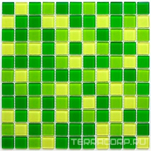Мозаика Bonaparte Мозаика стеклянная Apple mix (25x25x4) ZZ30x30 Комбинированный 