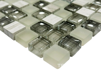 Мозаика Спектр-М Микс стекло Мозаика из стекла на сетке SK10-190 30x30 Комбинированный 