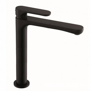 Смеситель для раковины, высокий, без донного клапана, матовый черный XX Kerama Marazzi OLE 69415KM.01.093