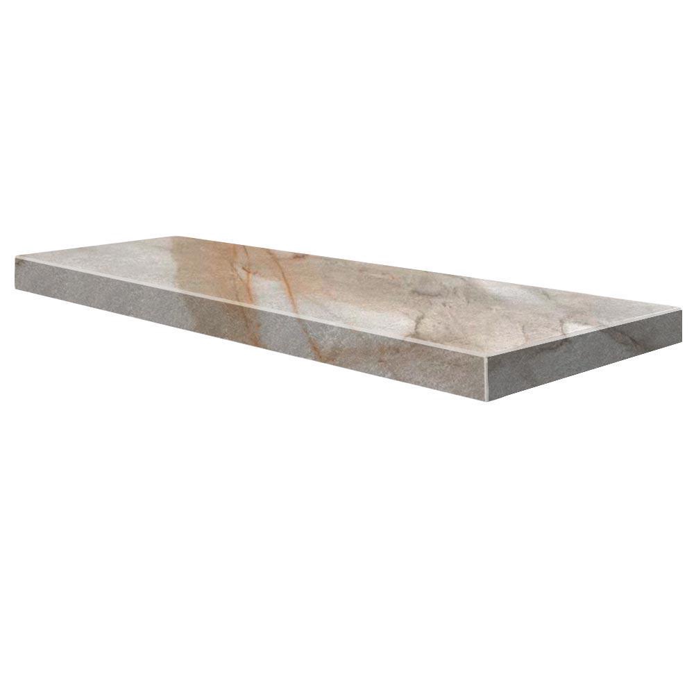 Ступени AtlasConcorde Россия Supernova Marble S.M. Calacatta Gold Scal. Ang. D / С.М. Калакатта Голд Угловая Ступень Пс Белый, фото 3