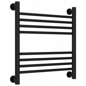 Полотенцесушитель "+" 500*500 мм + прямая перекладина, подключ. 3/4, комплектующие в комплекте, цв.черный матовый ZZ Сунержа Богема 31-0220-5050