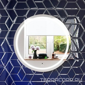 Зеркало  с контурной LED-подсветкой, ИК- сенсором, круглое, 80 см AMPM X-Joy M85AMOX0801WG