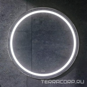 Зеркало  с контурной LED-подсветкой, ИК- сенсором, круглое, 80 см AMPM X-Joy M85AMOX0801WG