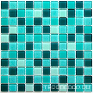 Мозаика Bonaparte Мозаика стеклянная Maldives (25x25x4) 30x30 Комбинированный 