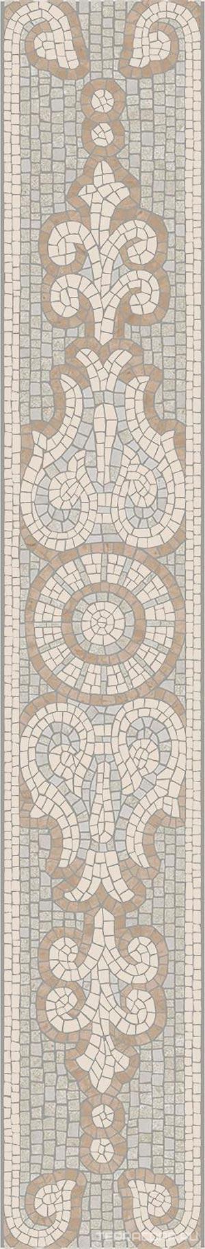 Керамогранит Kerama Marazzi Лаймстоун Бордюр Про матовый обрезной 9,6х60 Бежевый, фото 3