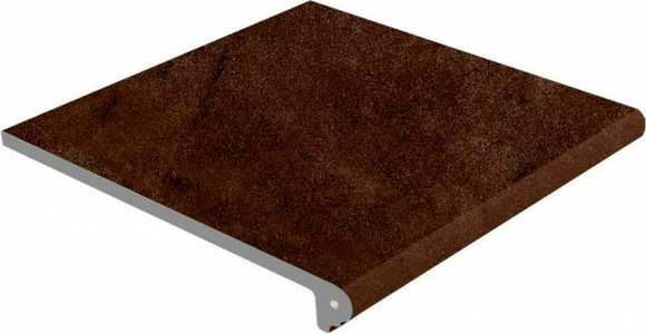 Ступени Gres de Aragon Urban Peldano Redondeado  Caoba Anti Slip 29.7x33x14 Коричневый 