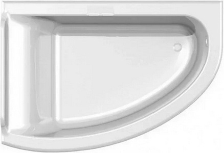 Ванна 1820x1250xh800мм, Левая, без ножек, слива-перелива, литой мрамор цв.белый глянец., Анастасия ZZ Астра-Форм анастасия Ванна АНАСТАСИЯ, литой мрамор, (левая) 1820х1250