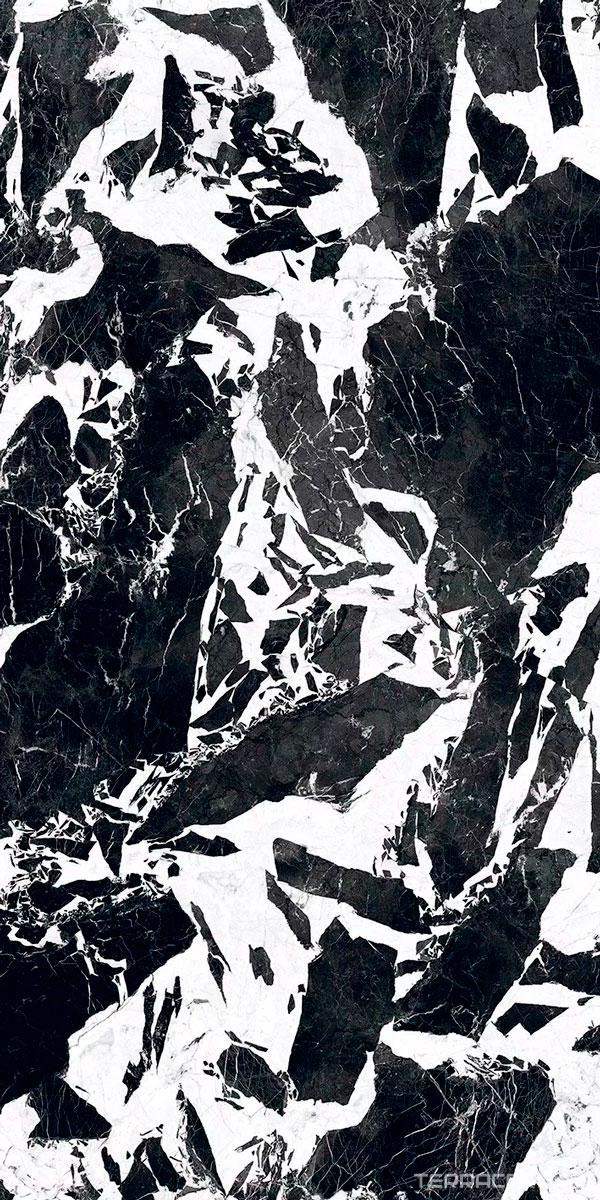 Керамогранит Florim B&W Marble Fragment High-glossy 60x120 Черный, фото 7