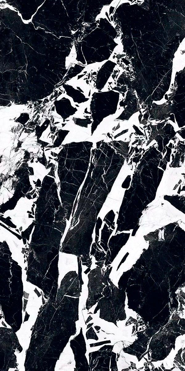 Керамогранит Florim B&W Marble Fragment High-glossy 60x120 Черный, фото 5