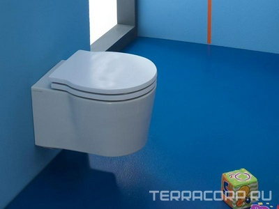 Унитаз подвесной, детский 40x29см, без сиденья,  ZZ Scarabeo Bucket 8815