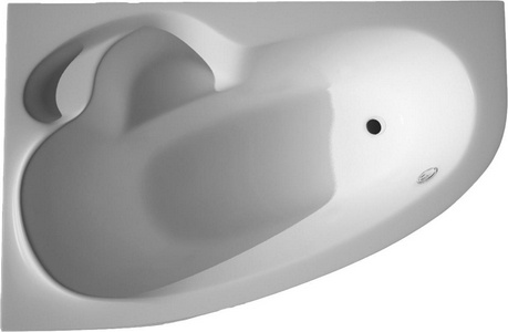 Ванна  (левая) "Стандарт", без г/м, 160х105хh63/49см,  на раме, фронт. панель, слив/перелив в комплекте, ZZ Thermolux Talia ВАННА 160х105 TALIA (левая)